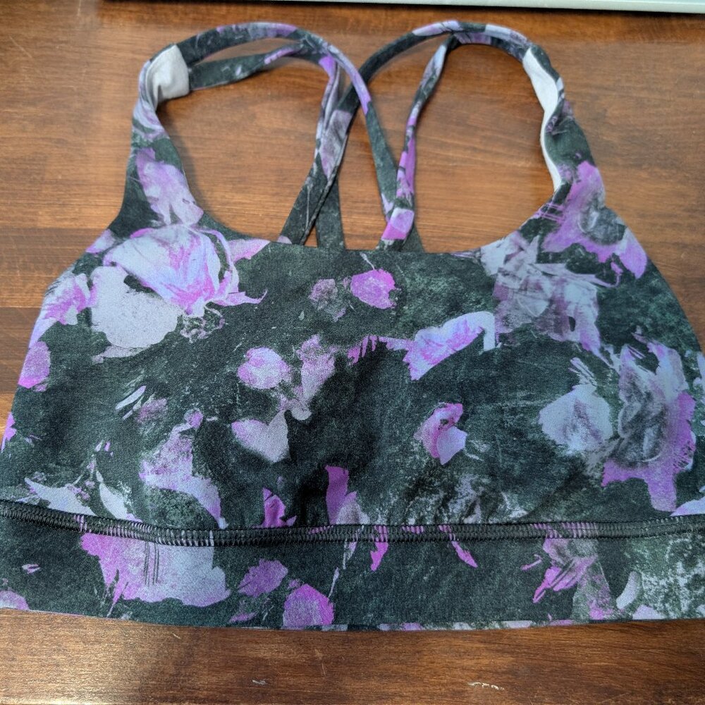 Lululemon Strappy Sports Bra (Free to Be Wild)